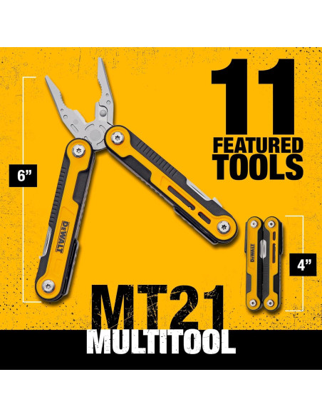 Multiherramienta DEWALT 11-en-1 con Funda - Compacta y Duradera