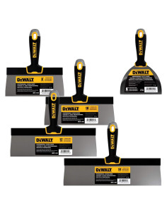 Cuchillo de Enmascarar DEWALT Acero Inoxidable 4-Pack + 1 Cuchillo Gratis