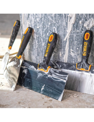 Cuchillo de Enmascarar DEWALT Acero Inoxidable 4-Pack + 1 Cuchillo Gratis