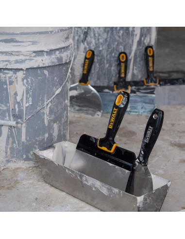 Cuchillo de Enmascarar DEWALT Acero Inoxidable 4-Pack + 1 Cuchillo Gratis