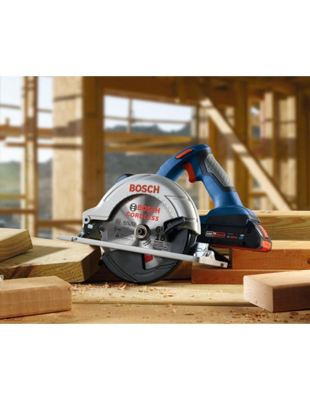 Sierra Circular Inalámbrica Bosch CCS180-B15 18V 6-1/2" con Batería 4.0 Ah