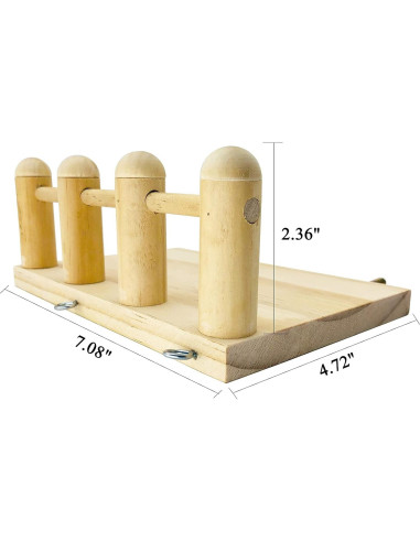 Soporte de Juegos para Aves CAREUPET con Escalera y Columpio