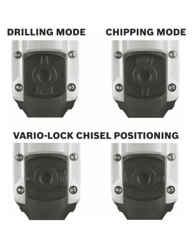 Martillo Rotativo Combinado Bosch RH540MRT 12 Amp SDS-Max