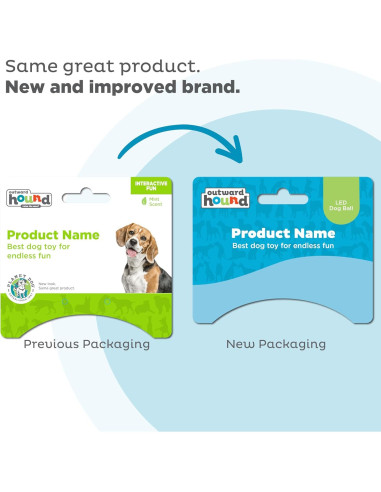 Pelota LED para Perros Outward Hound Strobe Verde 7.6cm