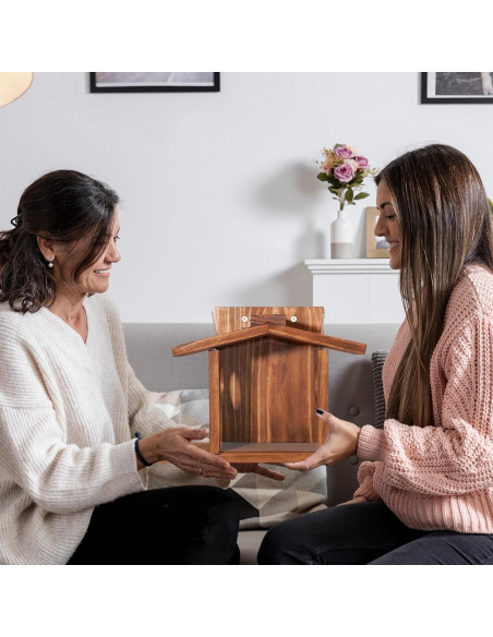 Comedero de Ardillas MIXUMON de Madera 5L Estilo 2