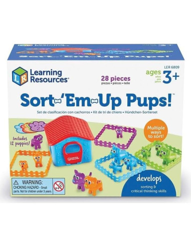 Juego de Clasificación Perros Recursos de Aprendizaje 28 Piezas