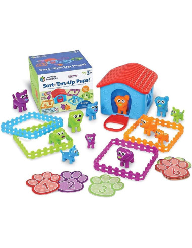 Juego de Clasificación Perros Recursos de Aprendizaje 28 Piezas