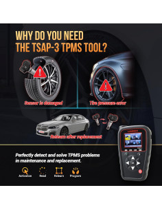 Herramienta TPMS LAUNCH TSAP-3 - Activar, Leer y Reprogramar Sensores 2