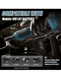 Llave de Trinquete Inalámbrica 3/8" QSDXNYDC 100Nm LED 6 Dados 2