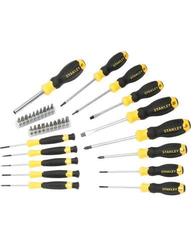 Juego de destornilladores Stanley 34 piezas STHT0-62141