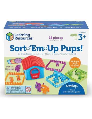 Juego de Clasificación Perros Recursos de Aprendizaje 28 Piezas