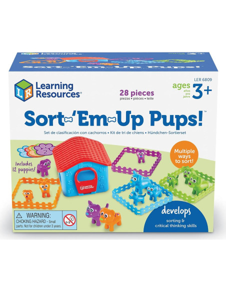 Juego de Clasificación Perros Recursos de Aprendizaje 28 Piezas
