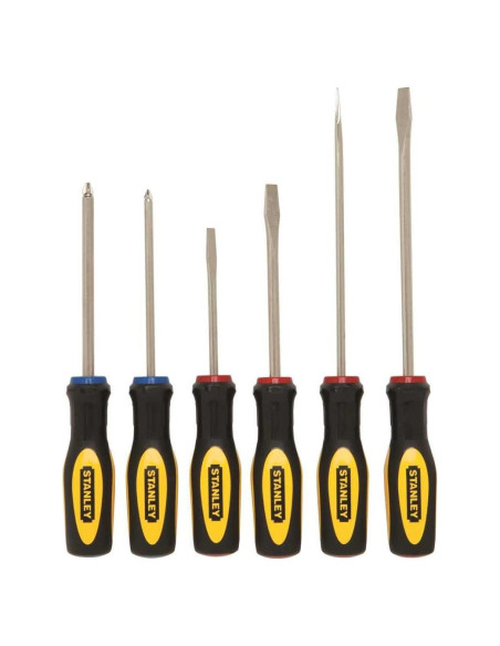 Juego de Destornilladores Stanley 60-060 6 Piezas Ergonómico