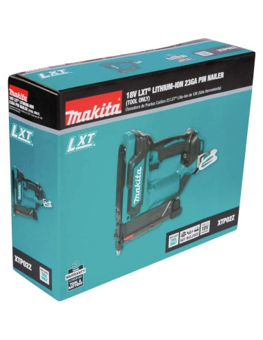 Clavadora de Pasadores Inalámbrica Makita XTP02Z 18V 23 Gauge