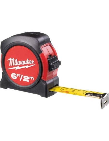 Cinta Métrica Milwaukee 48-22-5506 2 m Fibra de Vidrio Cinta Métrica Milwaukee 48-22-5506 2 m Fibra de Vidrio