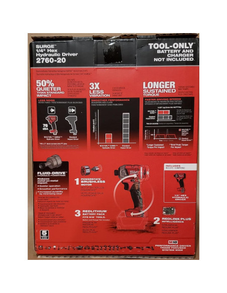 Destornillador de Impacto Milwaukee M18 FUEL 18V Sin Escobillas