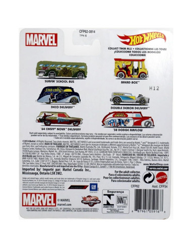 Caja de Pan Hombre Hormiga Marvel Hot Wheels 2015