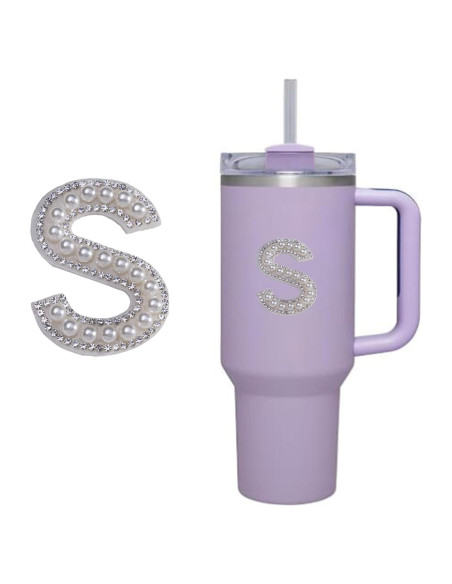 Stickers Letras Iniciales Kapitomanio Impermeables 2 Piezas