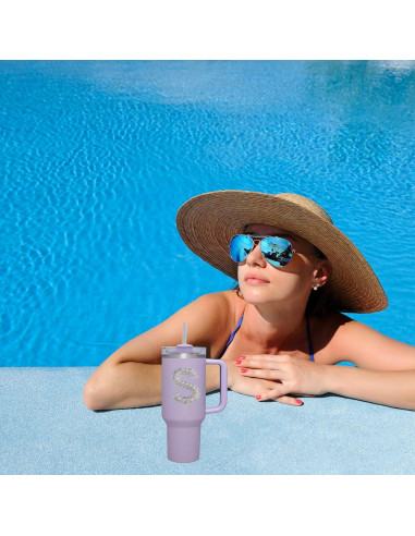 Stickers Letras Iniciales Kapitomanio Impermeables 2 Piezas