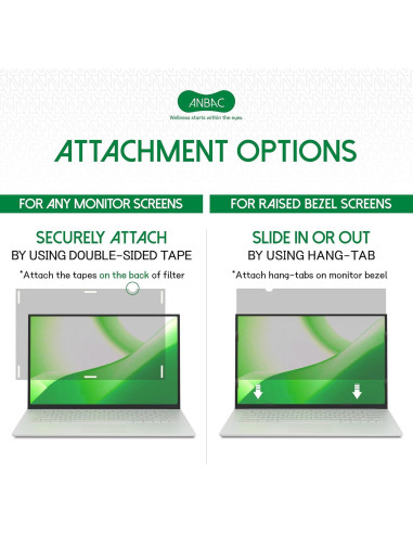 Filtro de Pantalla Privada ANBAC 13.3" Antirreflejo UV