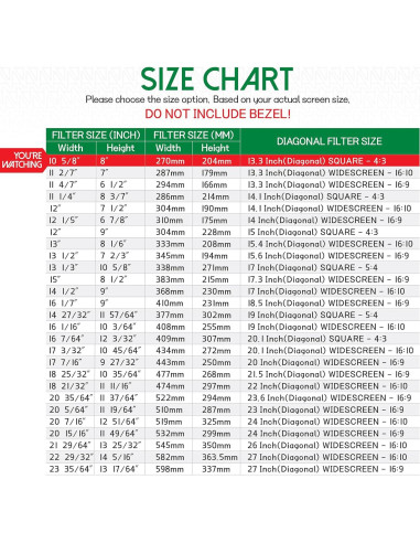 Filtro de Pantalla Privada ANBAC 13.3" Antirreflejo UV