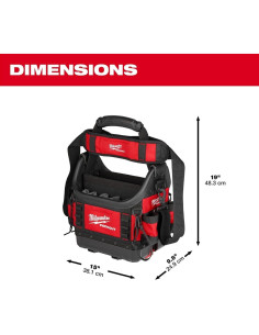 Bolsa de Herramientas Milwaukee PACKOUT 10" Estructurada 2