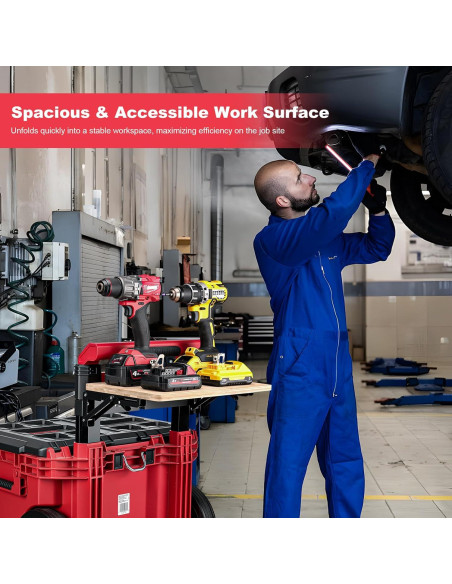 Mesa de trabajo plegable BPOPO para Milwaukee 48-22-8426 Mesa de trabajo plegable BPOPO para Milwaukee 48-22-8426