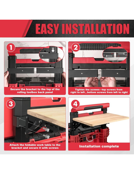 Mesa de trabajo plegable BPOPO para Milwaukee 48-22-8426 Mesa de trabajo plegable BPOPO para Milwaukee 48-22-8426