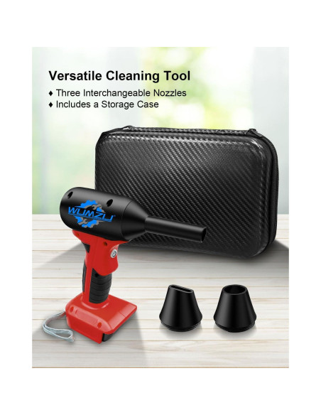 Soplador de Aire Comprimido WUMZIJ 130000 RPM Portátil 0.28kg