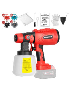 Pulverizador de pintura inalámbrico XideNauqsh WXD-SG001-MIL 200W