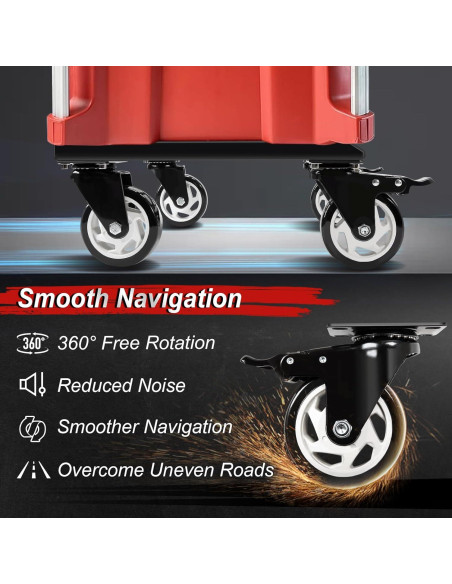Carro de Herramientas DNShorix Compatible con Milwaukee Packout 90.7kg