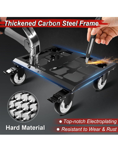 Carro de Herramientas DNShorix Compatible con Milwaukee Packout 90.7kg