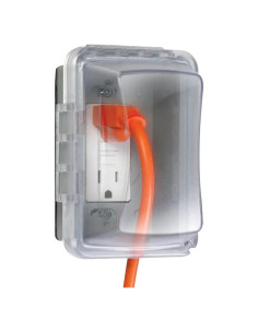 Cubierta a Prueba de Climas TayMac MM510C 1-Gang Transparente