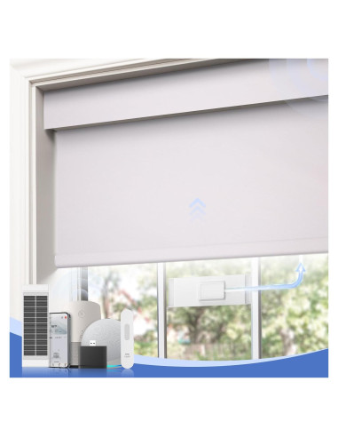 Persianas Motorizadas MANSNIX 55.88x182.88cm Control Remoto