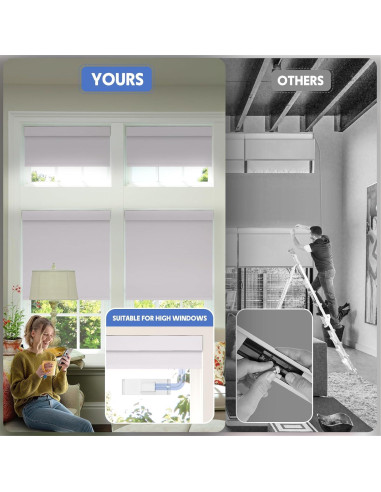 Persianas Motorizadas MANSNIX 55.88x182.88cm Control Remoto