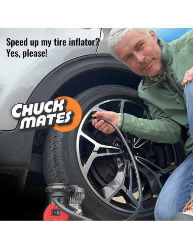 Chuck de Aire Rápido SKG para Infladores de Neumáticos