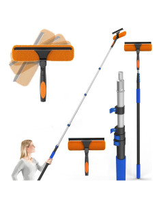 Raspador de Ventanas Telescópico SKGPOLE 5-19 Pies 2 en 1