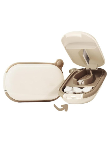 Cortador de Pastillas 2 en 1 MURRI&MURRDI, Organizador Portátil