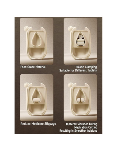 Cortador de Pastillas 2 en 1 MURRI&MURRDI, Organizador Portátil