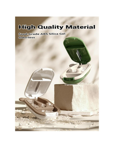 Cortador de Pastillas 2 en 1 MURRI&MURRDI, Organizador Portátil