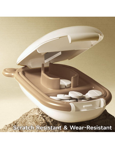 Cortador de Pastillas 2 en 1 MURRI&MURRDI, Organizador Portátil