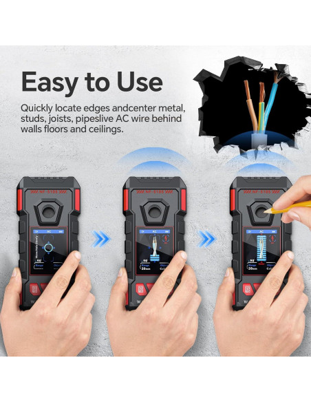 Buscador de Vigas GOTMEET NF-5105 Recargable 6 en 1