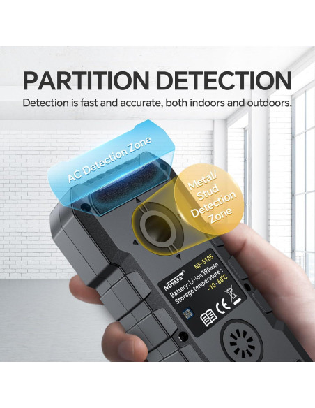 Buscador de Vigas GOTMEET NF-5105 Recargable 6 en 1