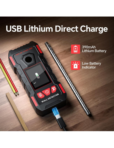 Buscador de Vigas GOTMEET NF-5105 Recargable 6 en 1