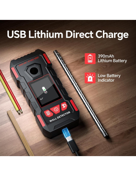 Buscador de Vigas GOTMEET NF-5105 Recargable 6 en 1