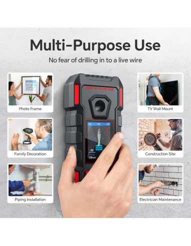 Buscador de Vigas GOTMEET NF-5105 Recargable 6 en 1