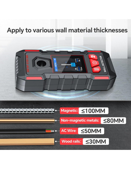Buscador de Vigas GOTMEET NF-5105 Recargable 6 en 1