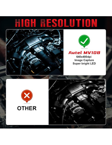 Cámara de Inspección Autel MV108S 8.5mm USB HD 1920x1080