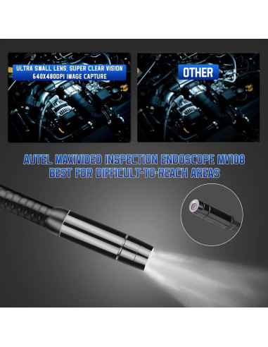 Cámara de Inspección Autel MV108S 8.5mm USB HD 1920x1080