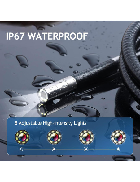 Endoscopio Articulado Bidireccional 1080P FEERNICH 5.5mm IP67